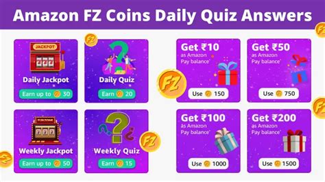 Amazon FZ Coins Daily Quiz Answers Today .